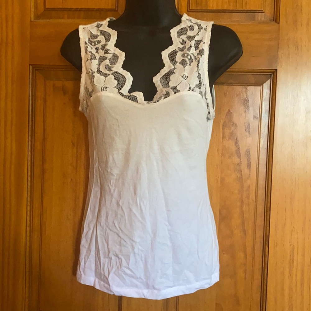 White lace top